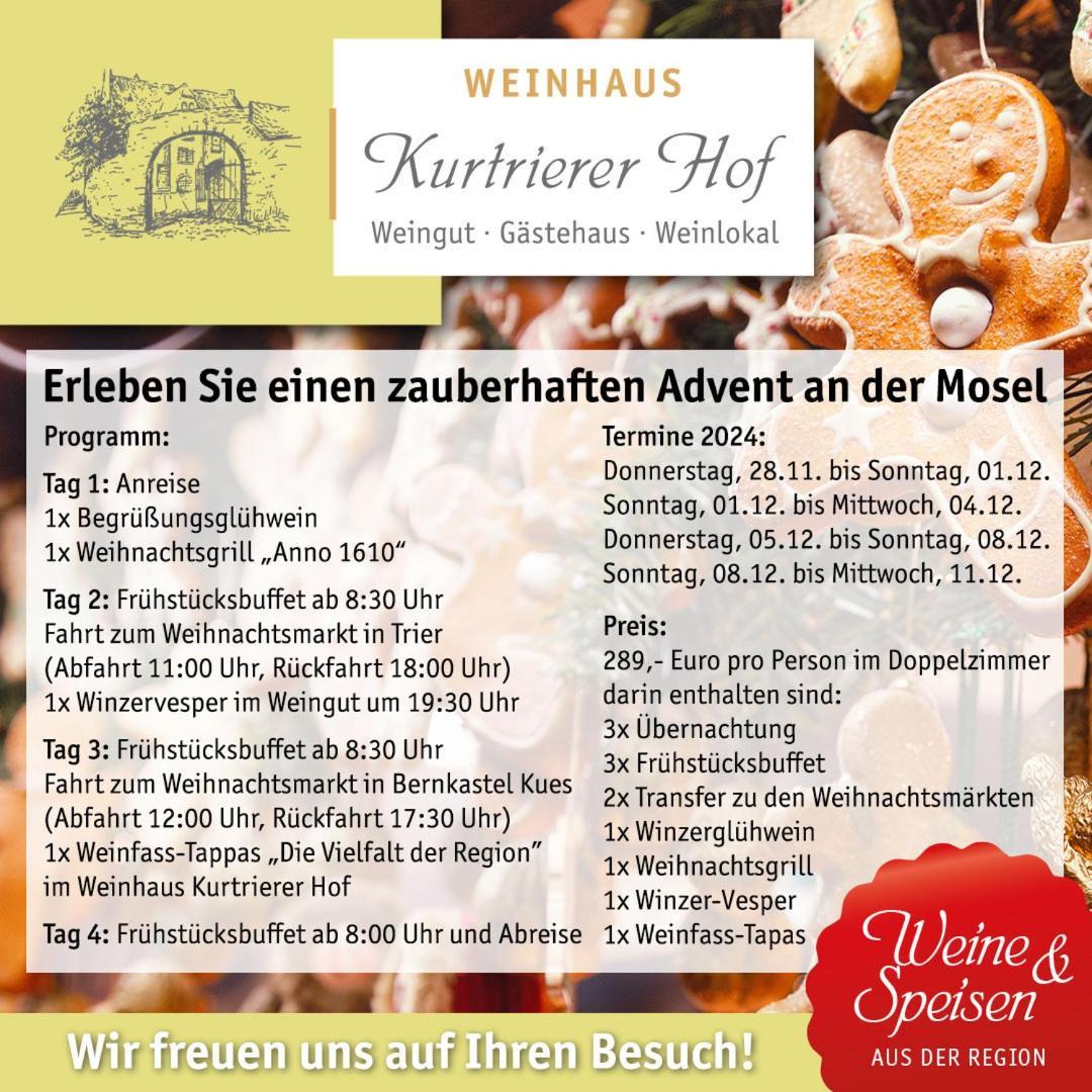 Weinhaus Kurtrierer Hof Ξενοδοχείο Leiwen Εξωτερικό φωτογραφία